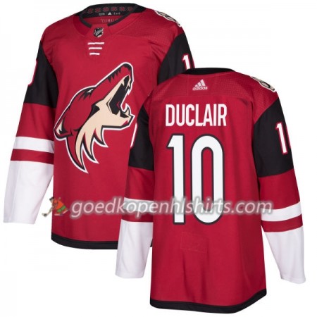 Arizona Coyotes Anthony Duclair 10 Adidas 2017-2018 Maroon Authentic Shirt - Mannen